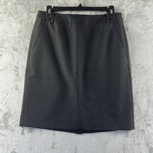 G2000 Pencil Skirt Women's 40 (XL) Black Lined